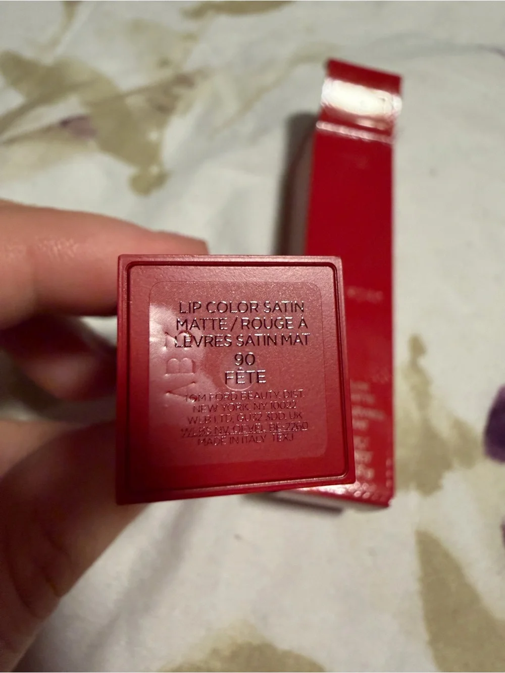 New Tom Ford Lip Color in Deep Red in 90 fete full size